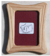 ash wood rectangle picture frame