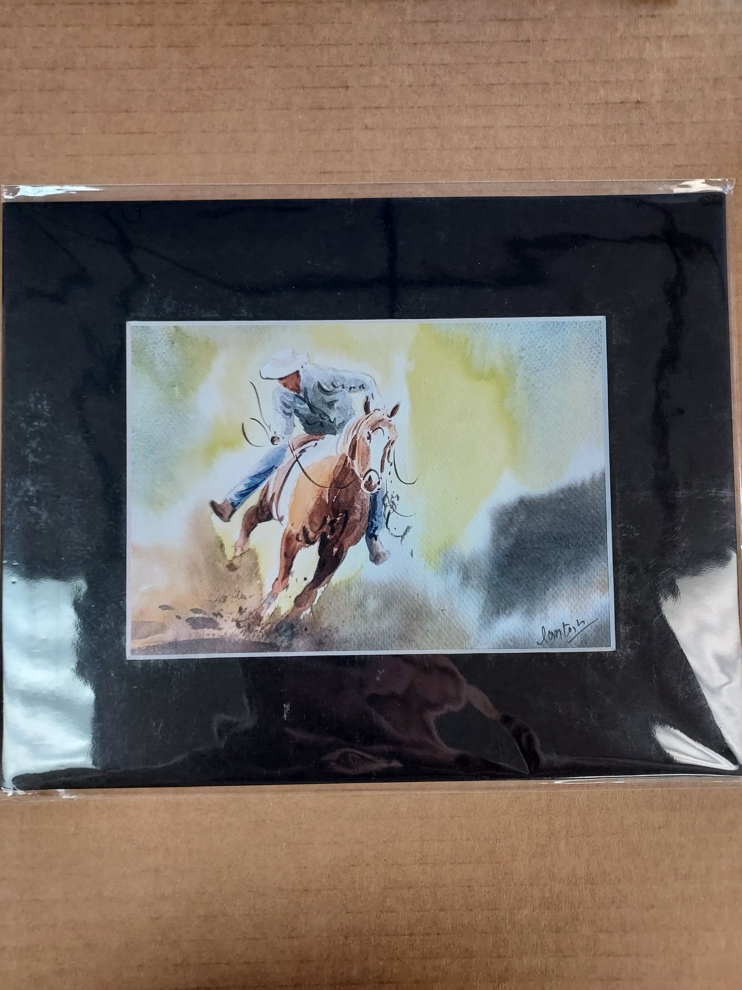 Cowboy Themed - Assorted 8x10 Matted Prints