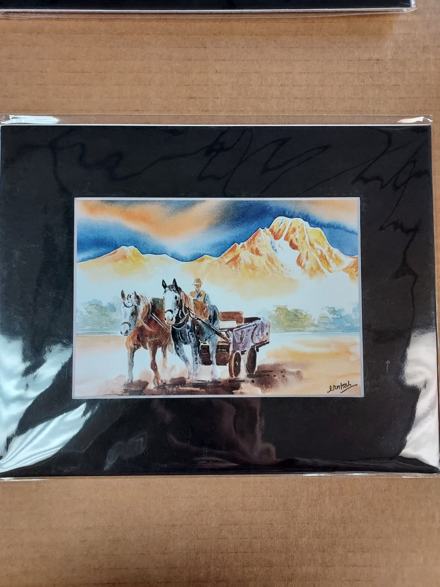 Cowboy Themed - Assorted 8x10 Matted Prints