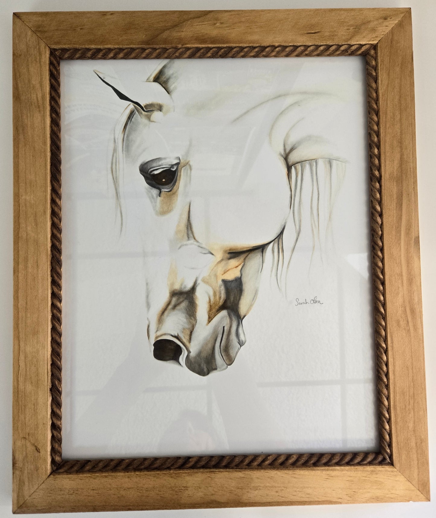 "Light Horse" Watercolor Art