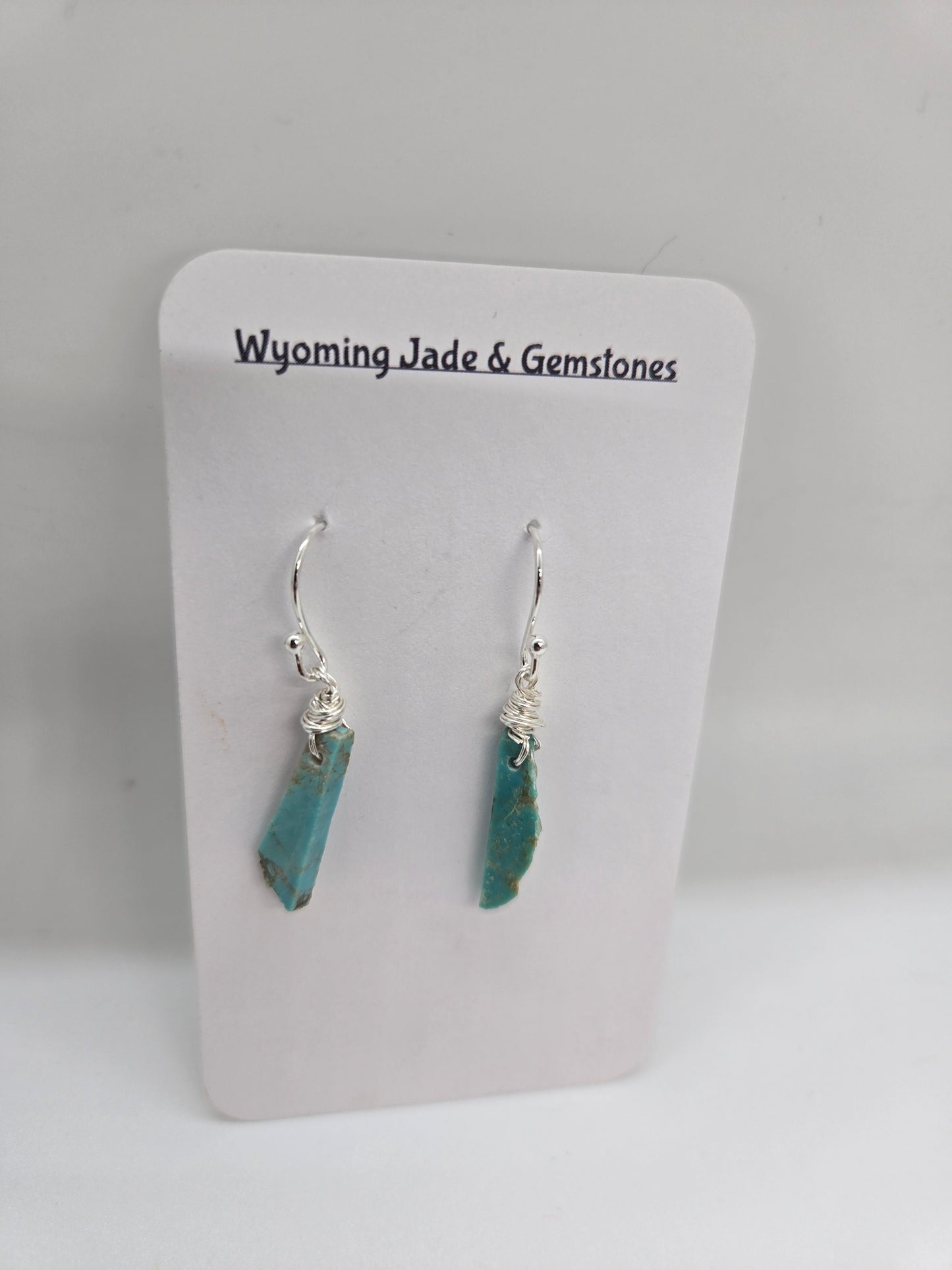 Earrings - American Turquoise and Sterling Silver