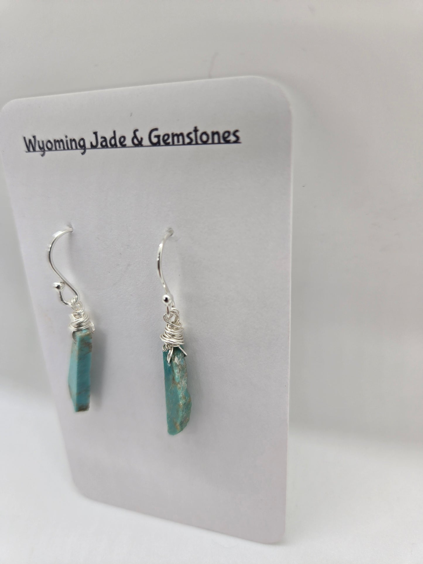 Earrings - American Turquoise and Sterling Silver