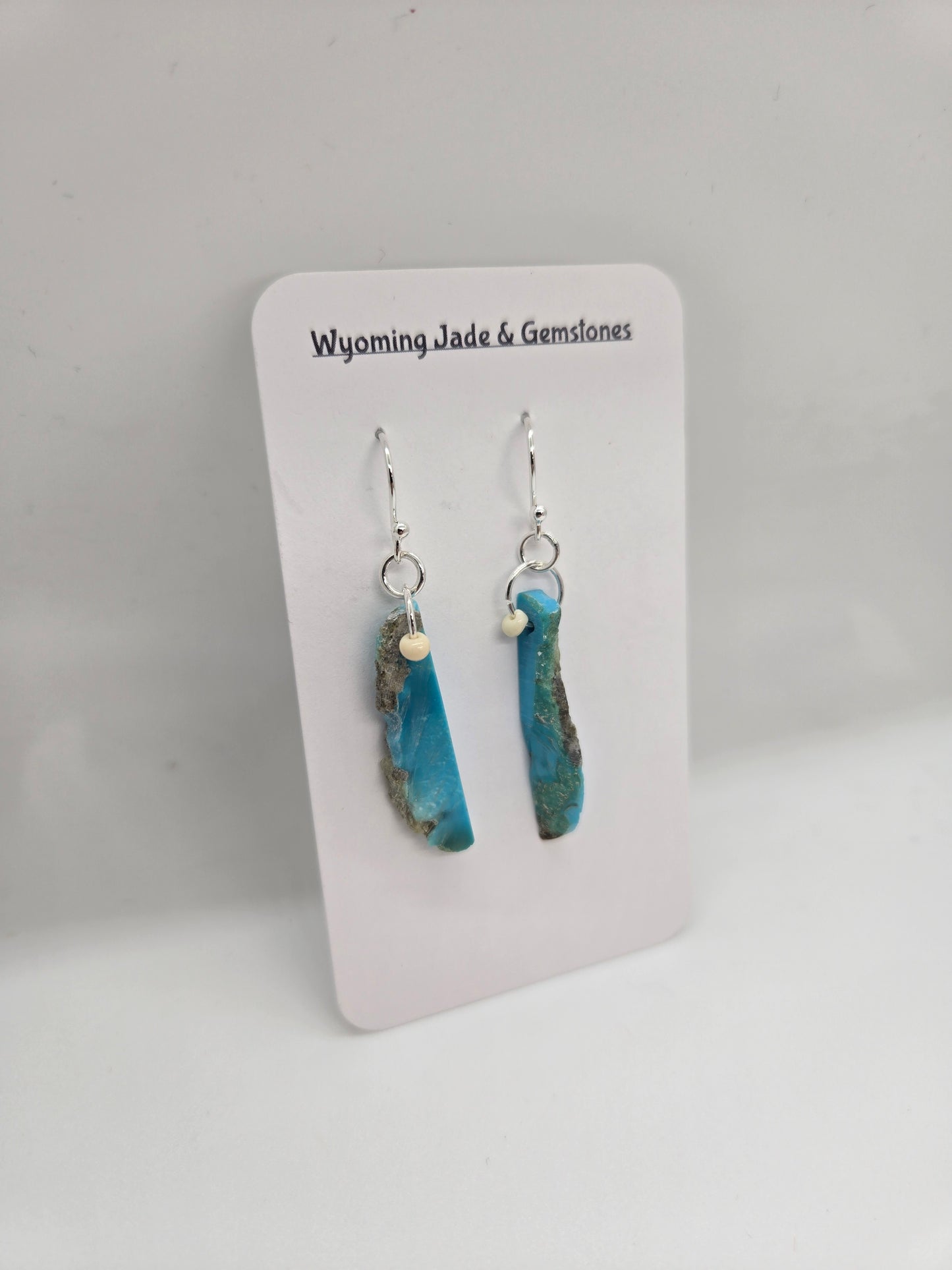 Earrings - American Turquoise and Sterling Silver