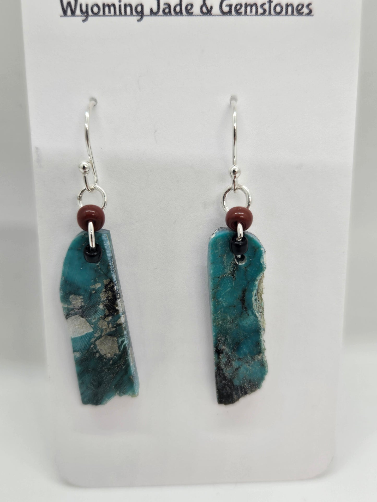 Earrings - American Turquoise and Sterling Silver