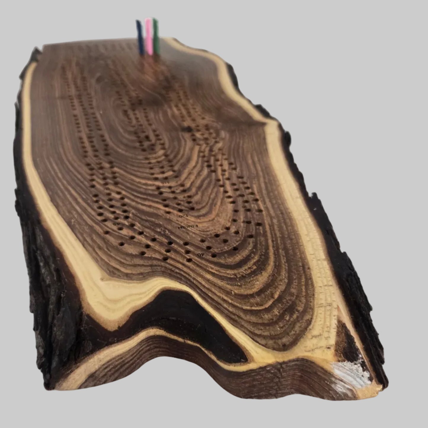Cribbage Board - Buffalo Berry Wood