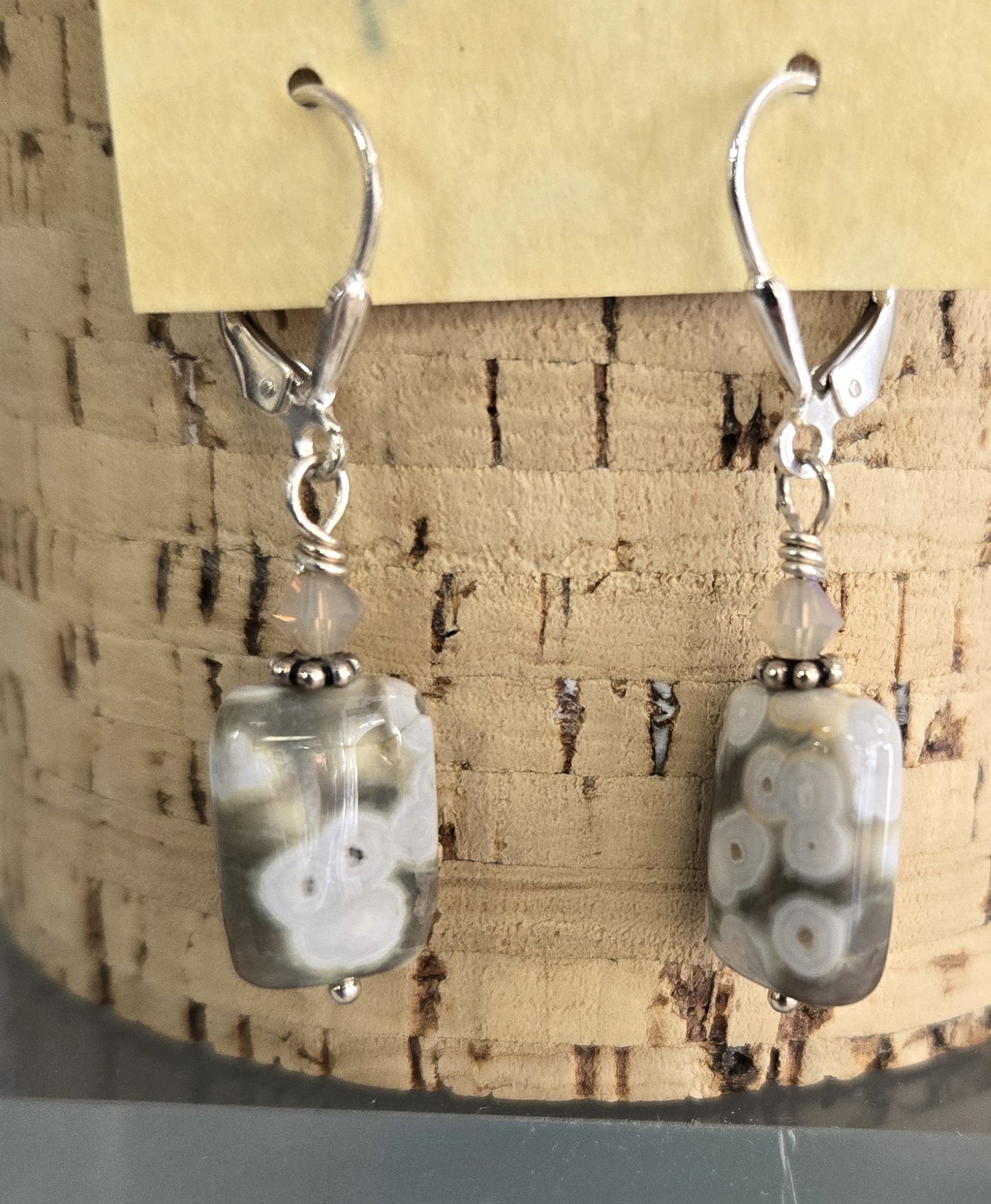 Earrings- Ocean Jasper