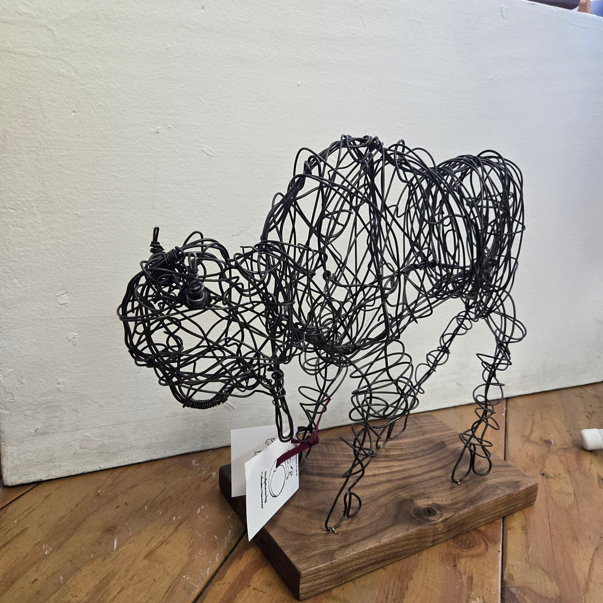 Wire Sculpture Bison- "Billy the Buff"