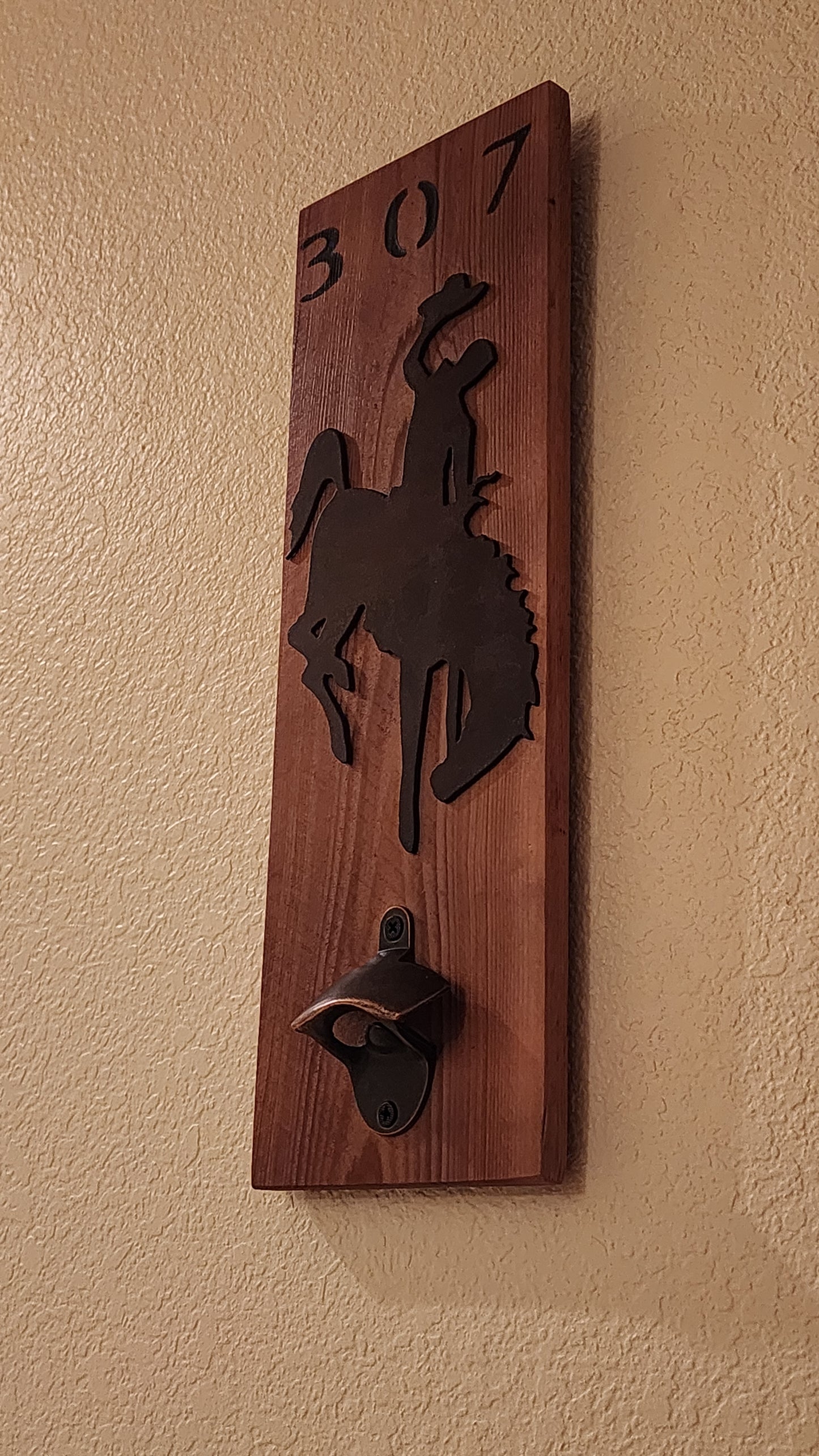 Bottle opener- 307 Bucking Bronc