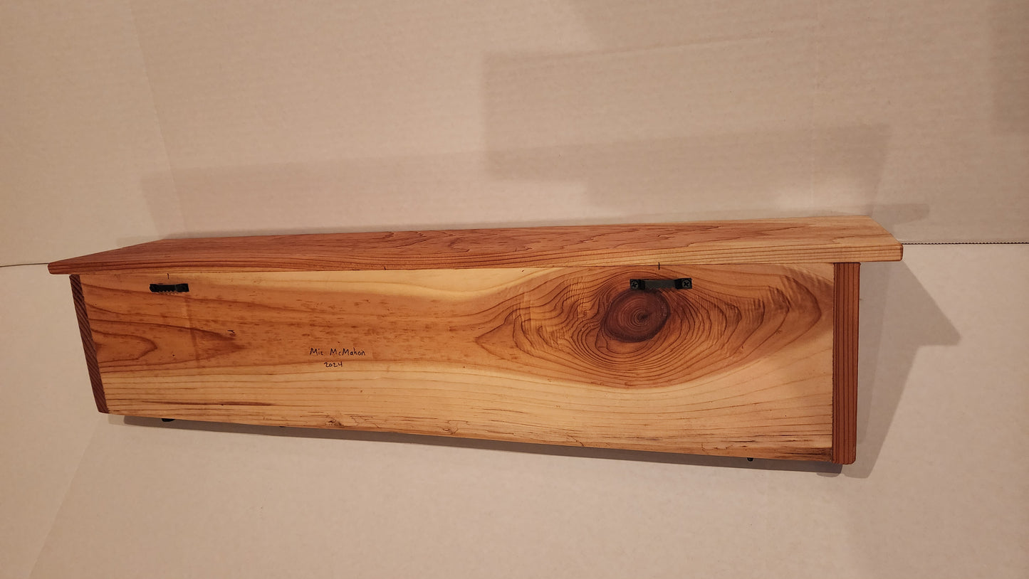 Coat Rack and Shelf - Bighorn Mountain Scene