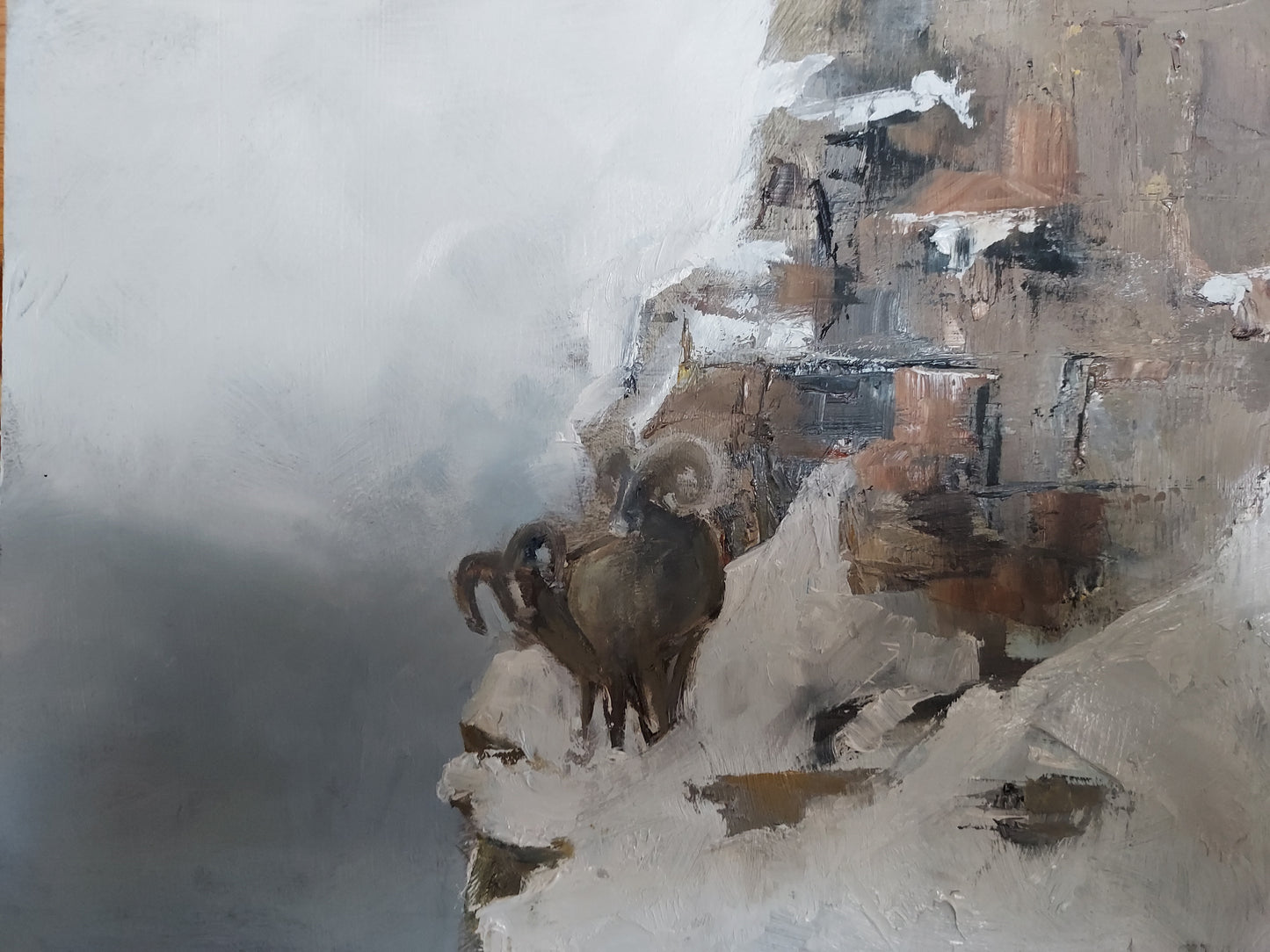 Original Oil Painting- "On The Edge"