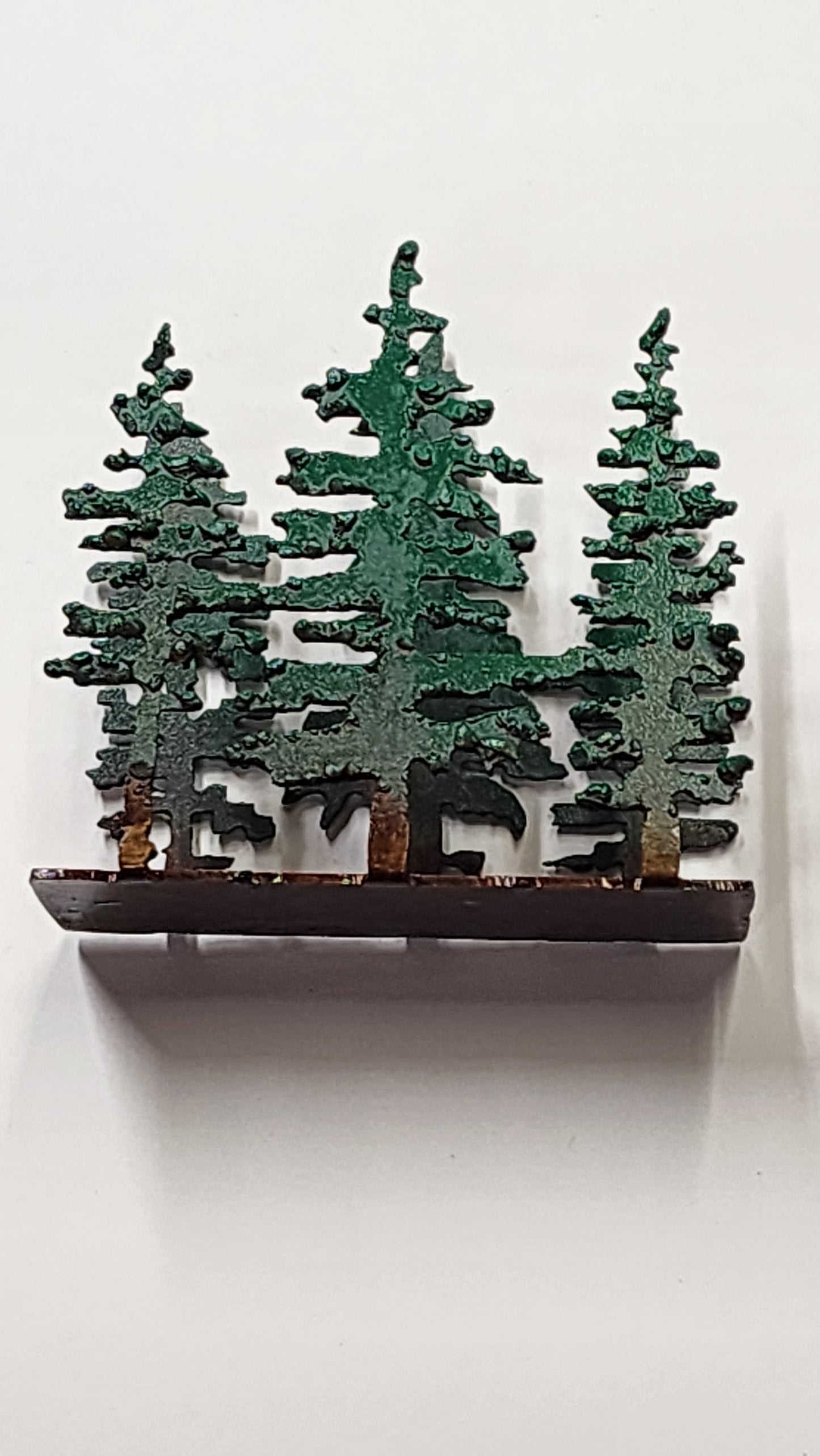 Pine Trees Business Card Holder