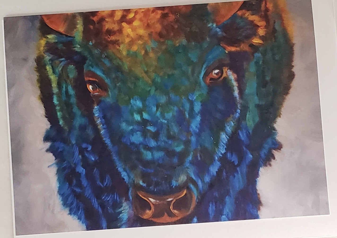 "Thunder" Bison Card