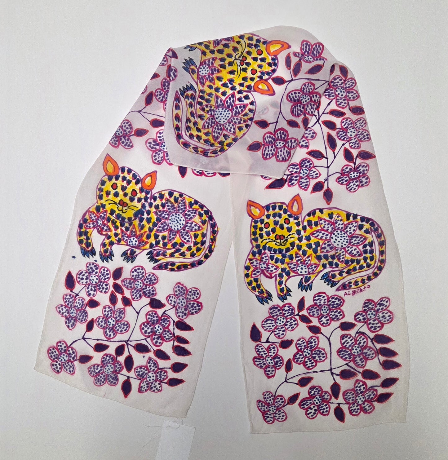 Silk Scarf- Crepe De Chine- Various Designs