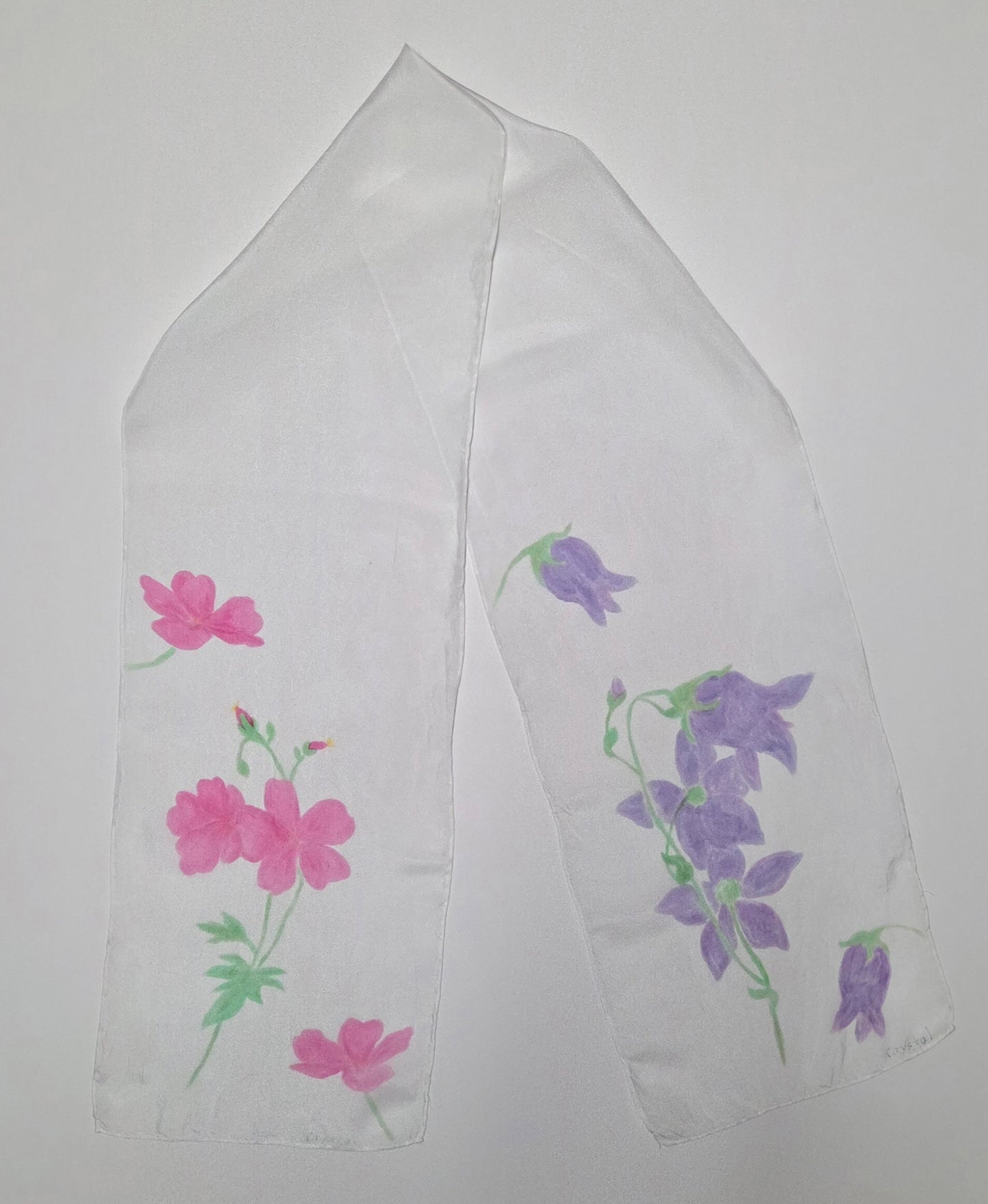 Silk Scarf - Wildflowers