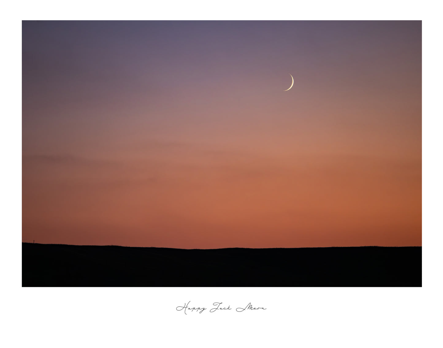 Photograph Print - "Happy Jack Moon"