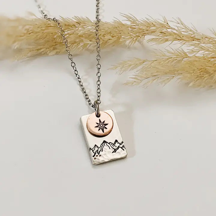Necklace - Mountain and North Star