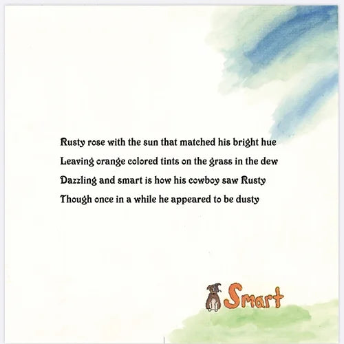 Children's Book- " Rusty and His Saddle "