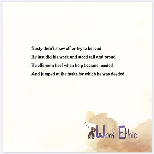 " Rusty and His Saddle " Children's Book