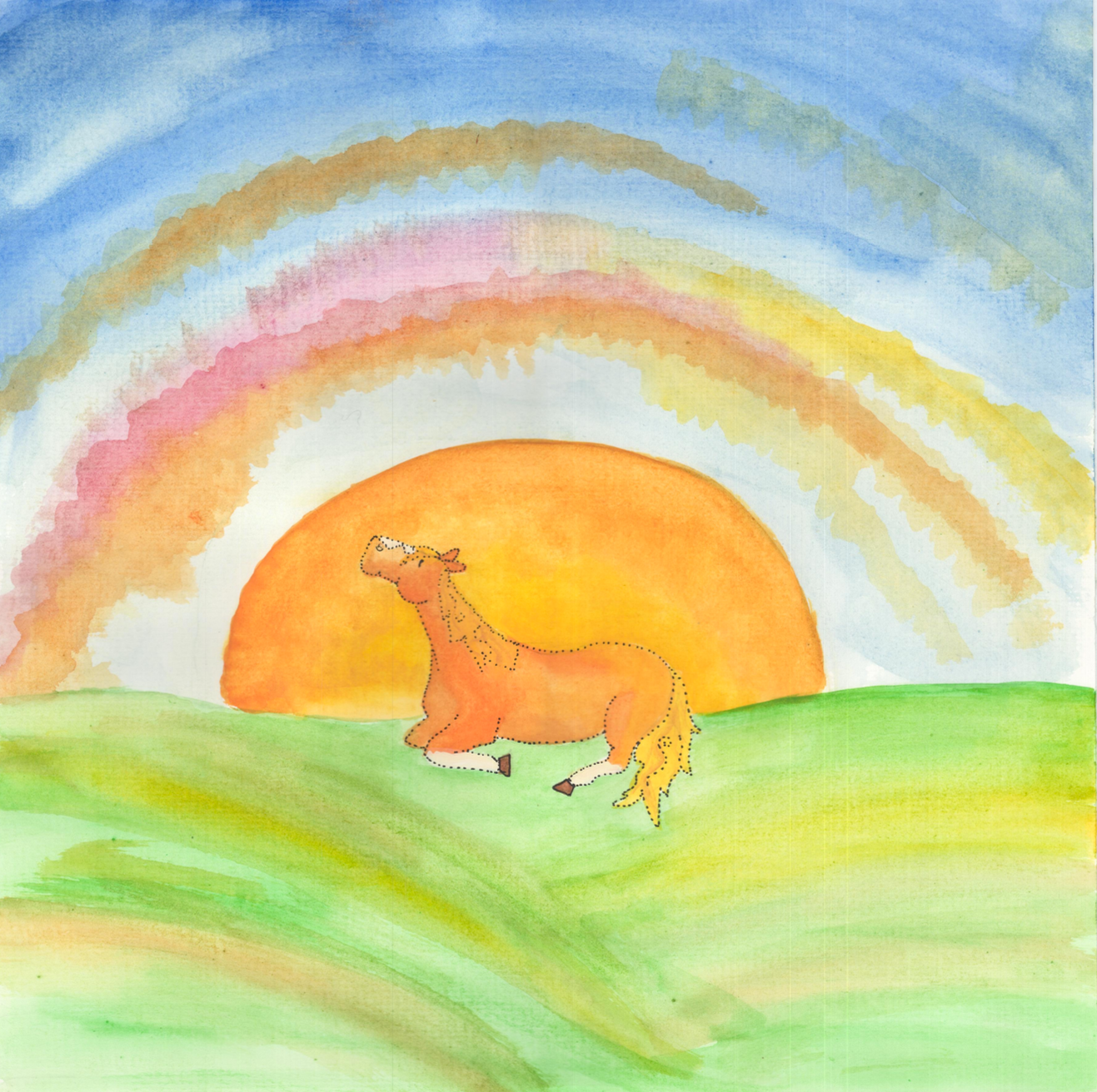 " Rusty and His Saddle " Children's Book