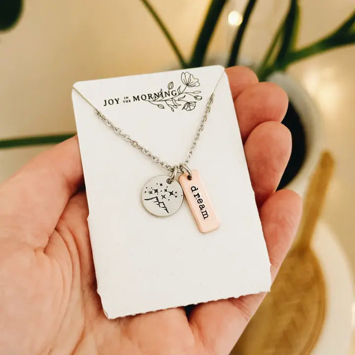 Necklace - "Dream" and Mountains