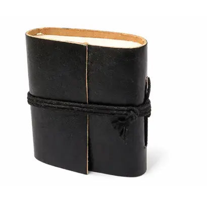 Leather Journal- Tiny Black