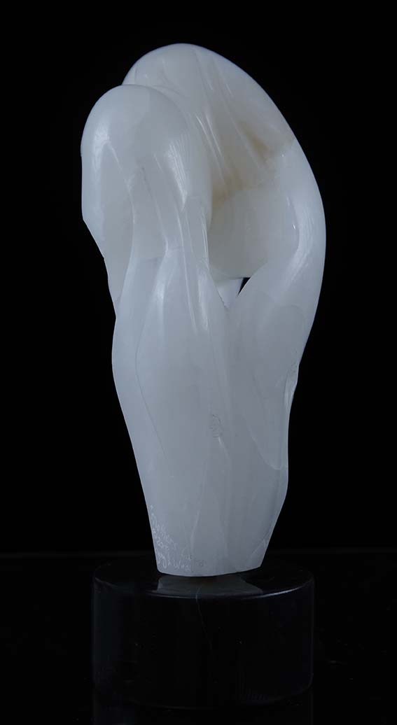 Sculpture- " A Mother's Love " - Translucent Alabaster