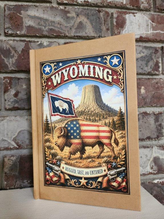 Hard Cover Journal- Wyoming Themed