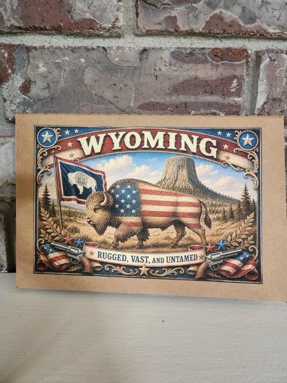 Soft Cover Journal- Wyoming Themed