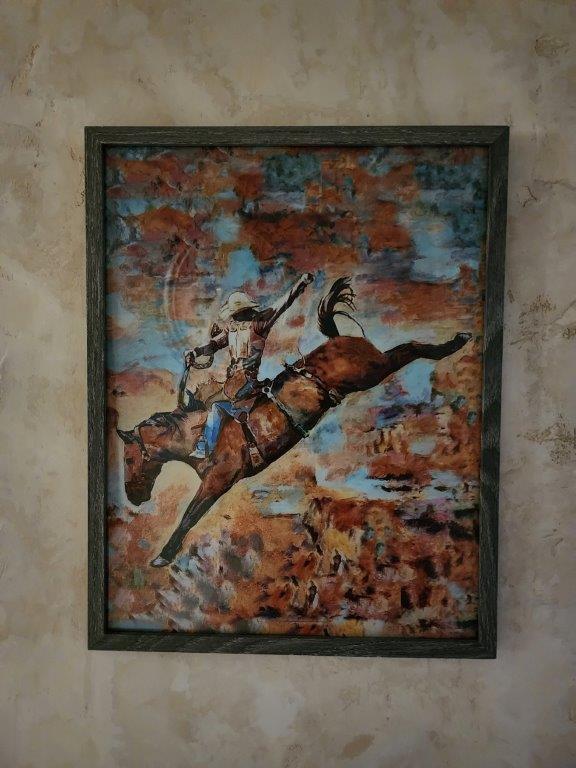 Framed Print - Rodeo Cowboy