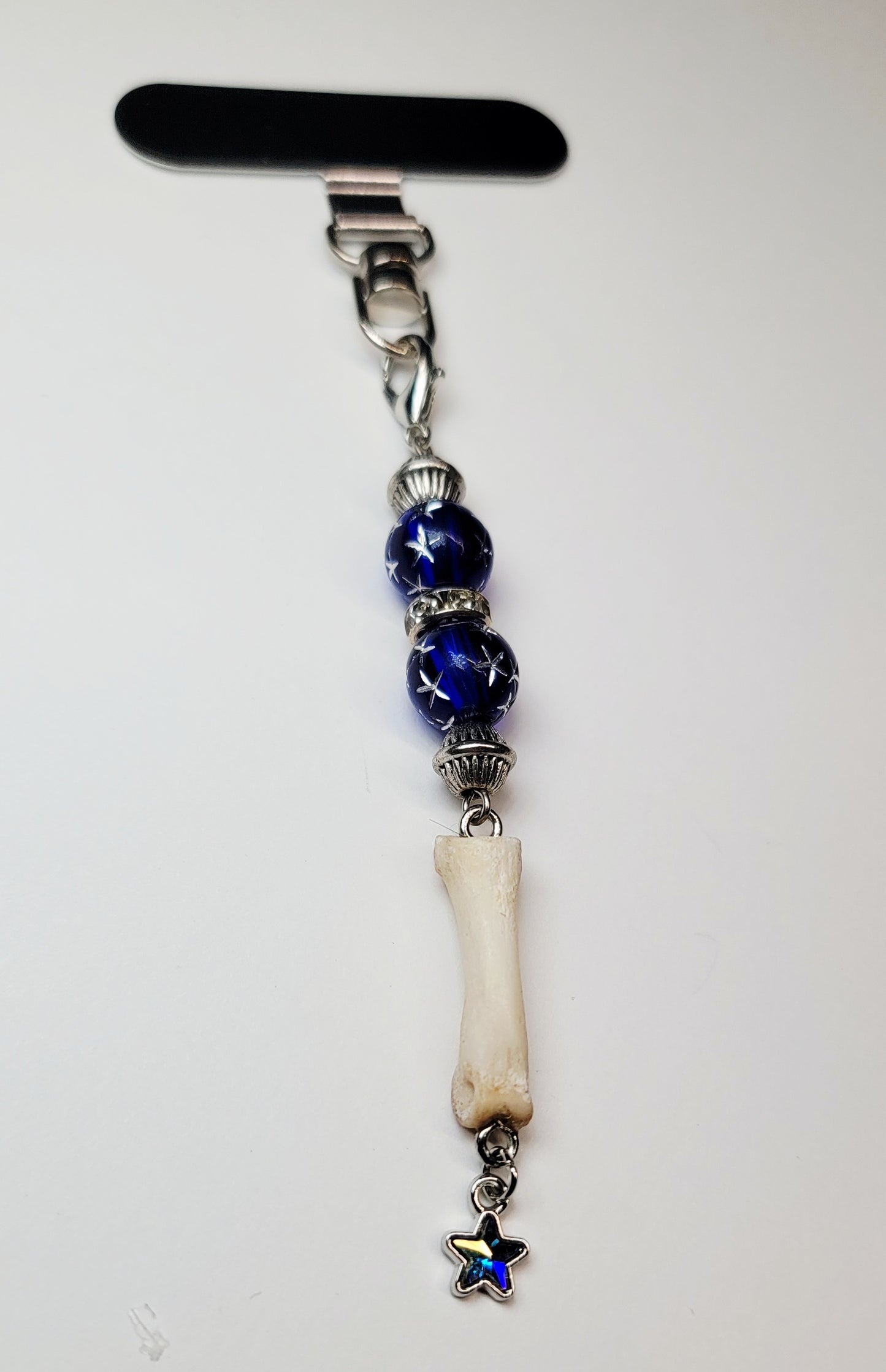 Phone Charm- Bobcat Toe with Iridescent Star Charm