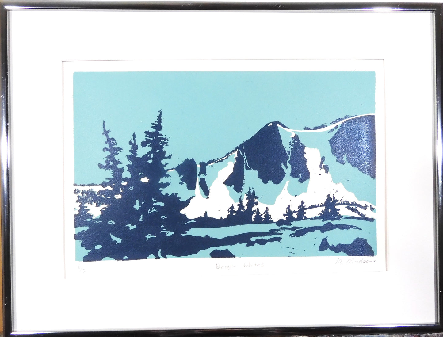 winter view of the Snowy Range mountains west of Laramie Wyoming