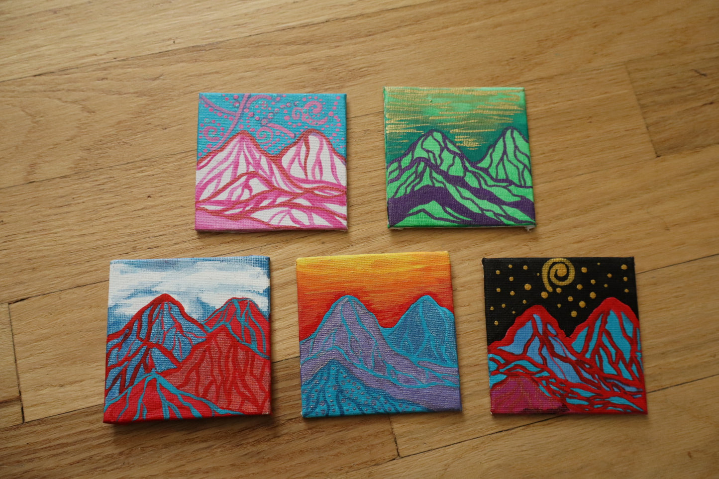 Magnet- Handprinted Canvas