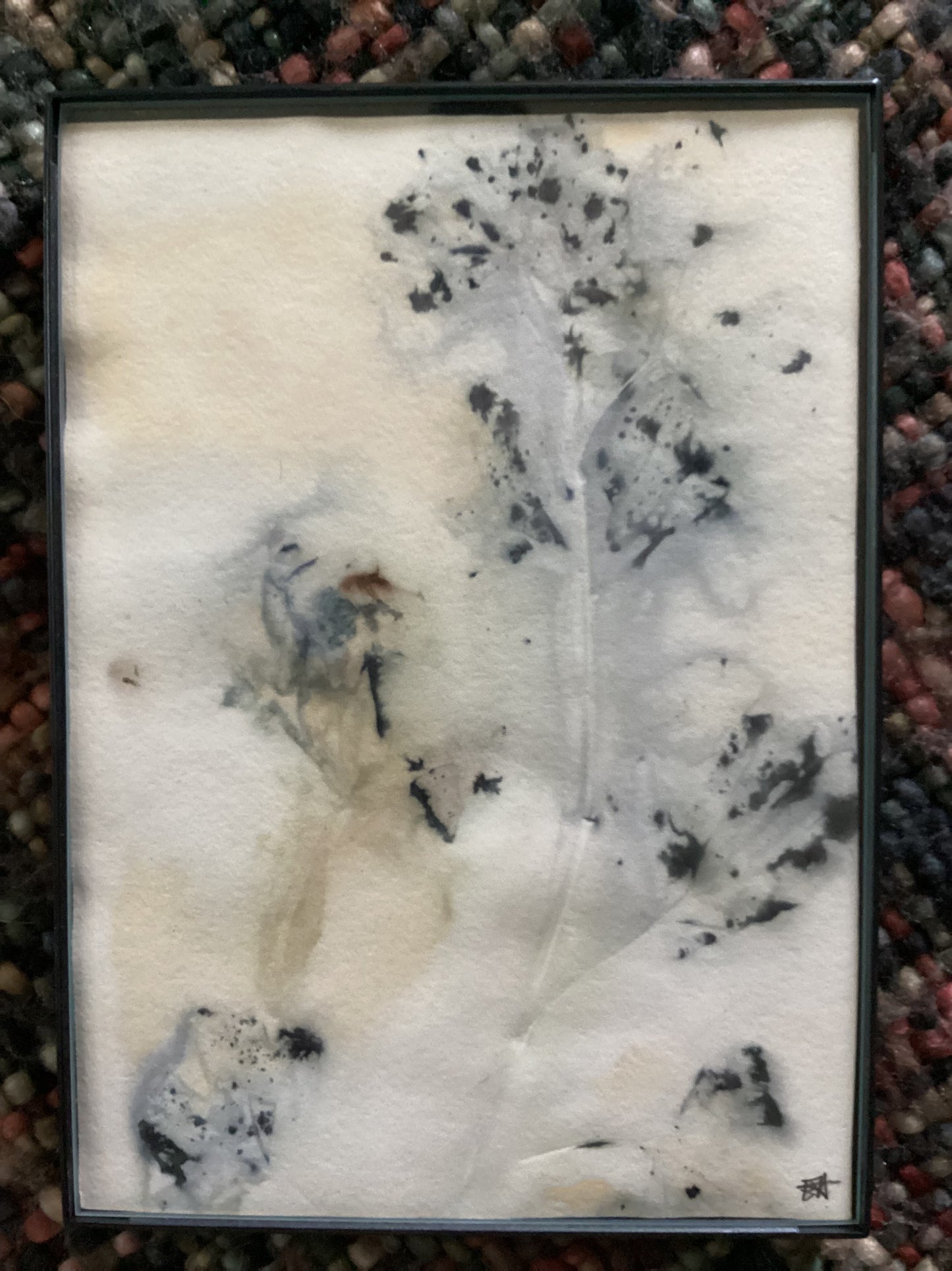 Wyoming Wildflower 5 x 7 Eco Print #3
