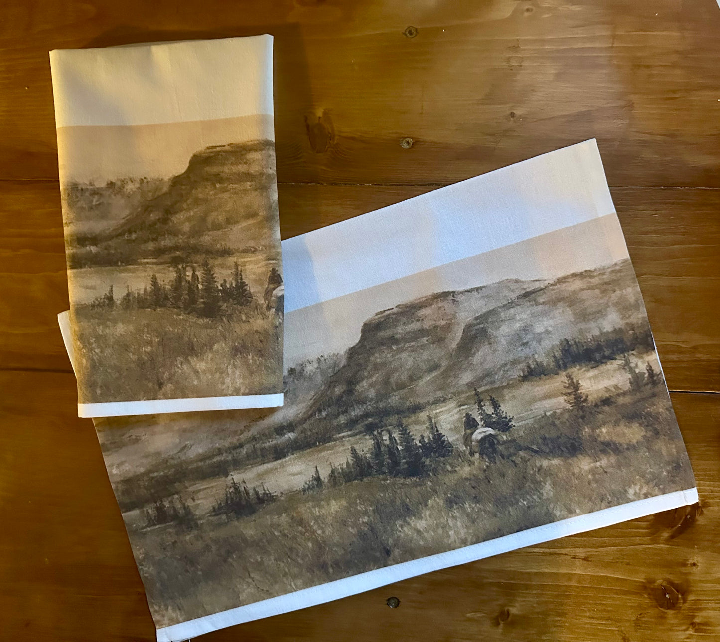 Tea Towel - " Amongst the Mountains "