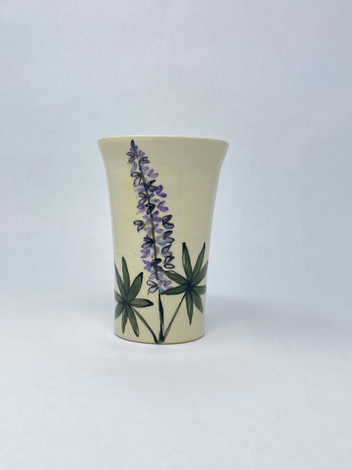 Tumbler Mug - Lupine Flower