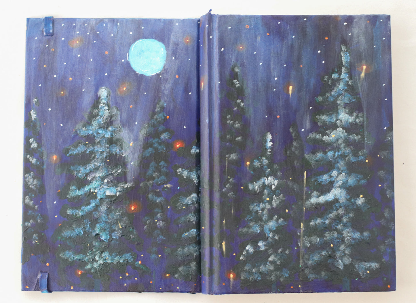 Lined Journal - Moonlight in the Trees