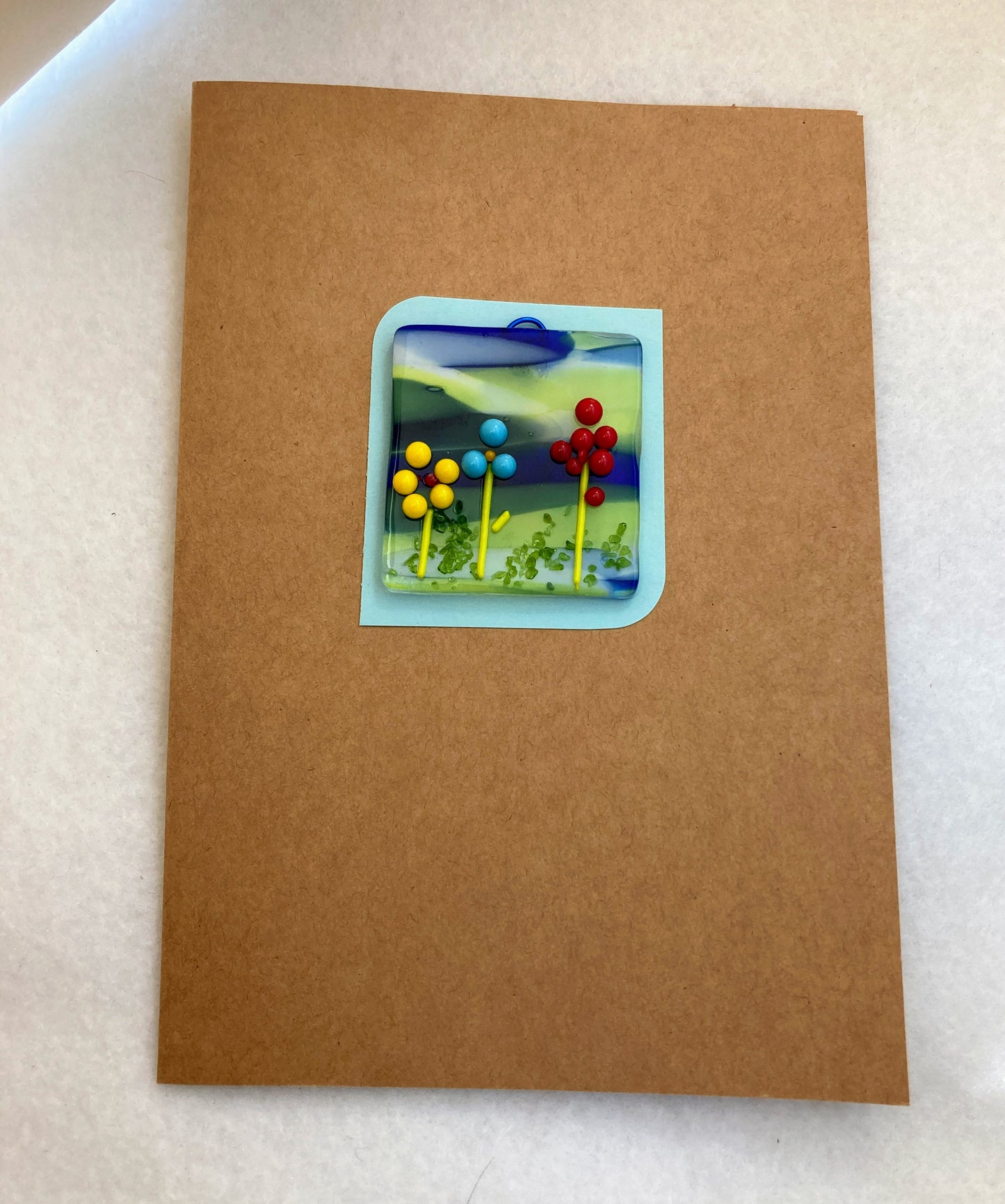 Ornament Greeting Card- "Colorful Skies"