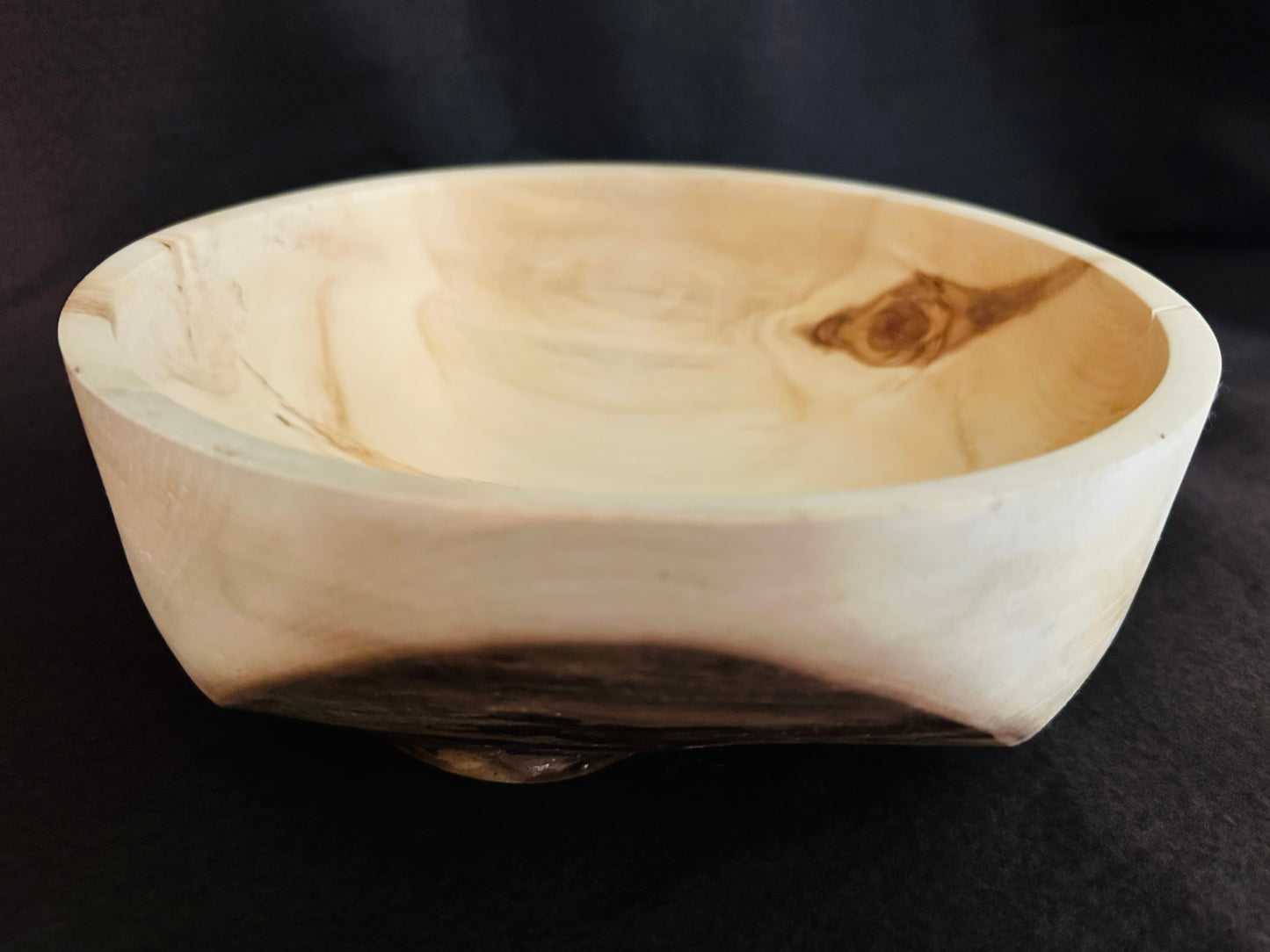 Wood Turned Bowl - Mullen Fire Aspen 9"