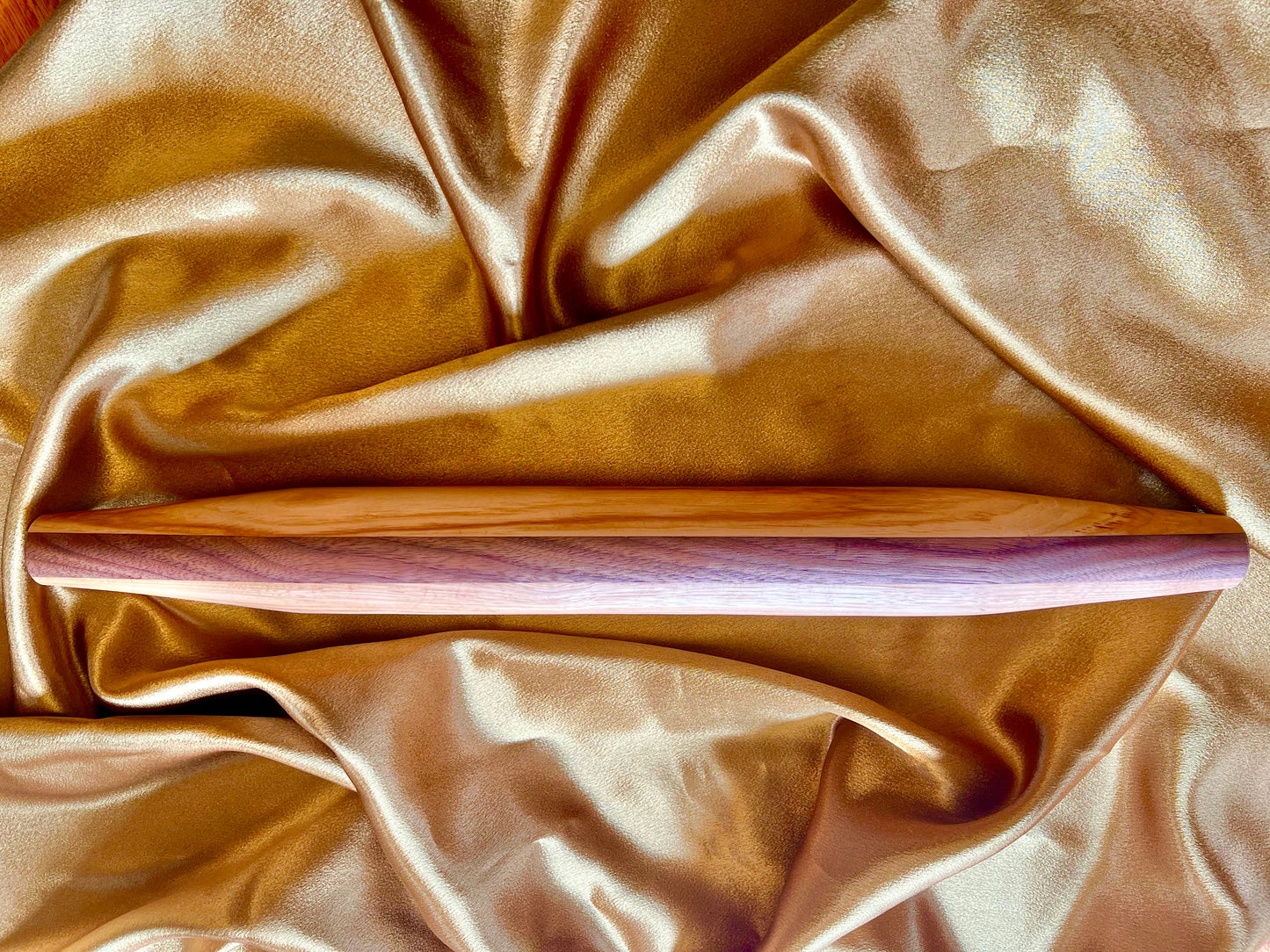 Rolling Pin- Wood Turned French Tapered Ends