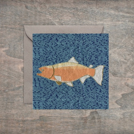 " Feeling Fishy " Paper Collage Art