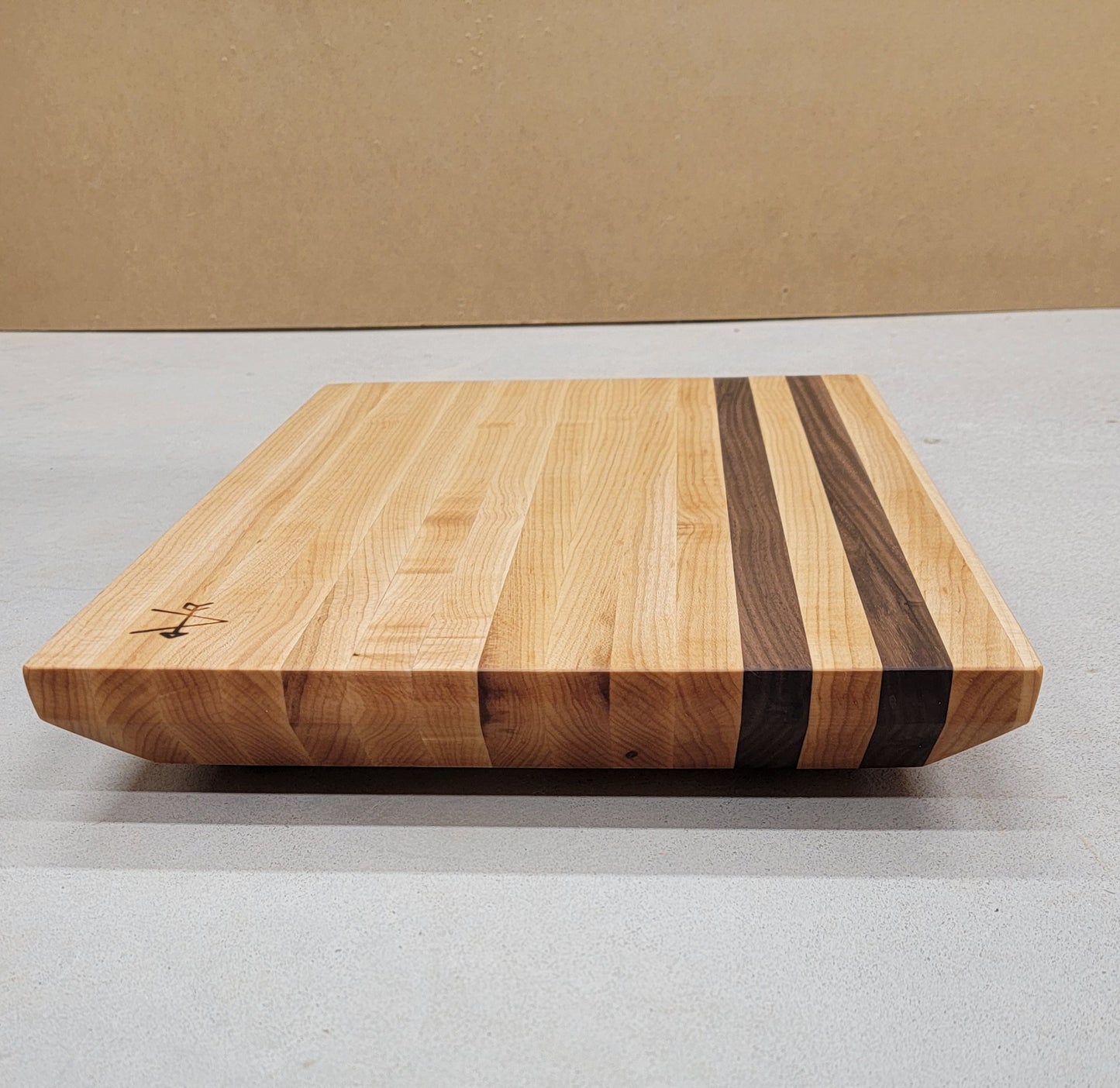Maple and Walnut Wood Cutting Board