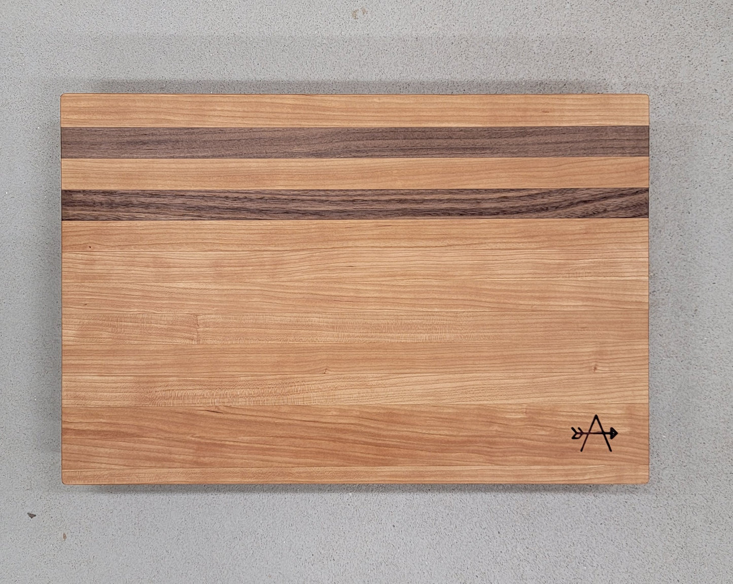 Cherry and Walnut Wood Cutting Board