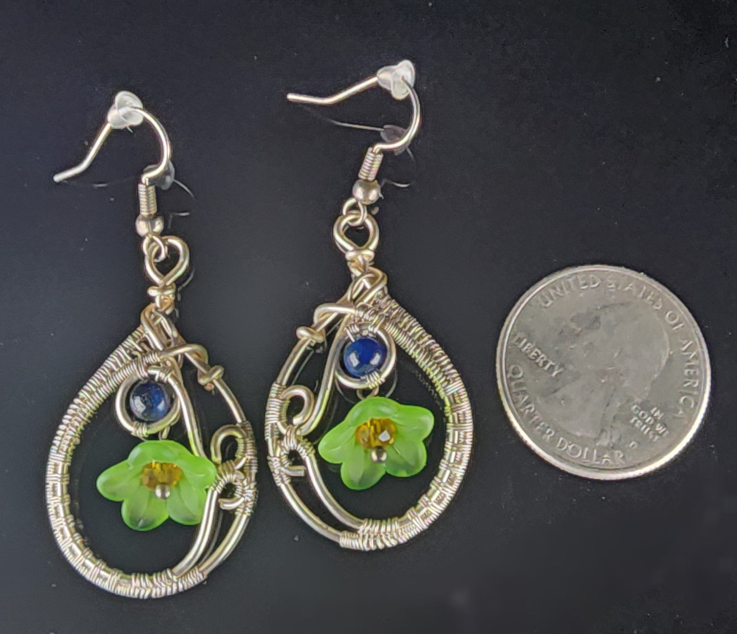 Floating Flower Earrings