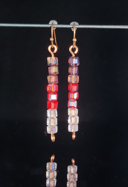 Cut Crystal Dangle Earrings