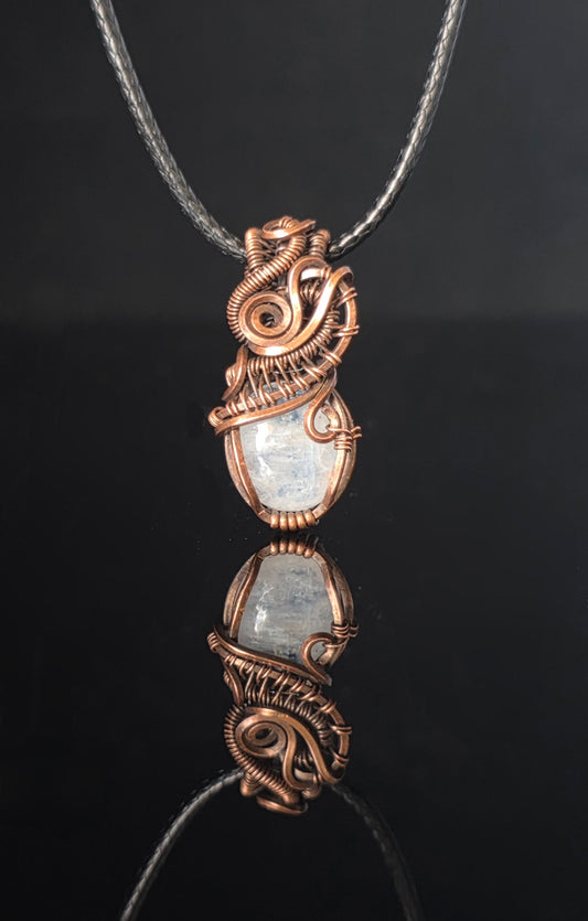 Necklace - Micro Pendant - Moonstone