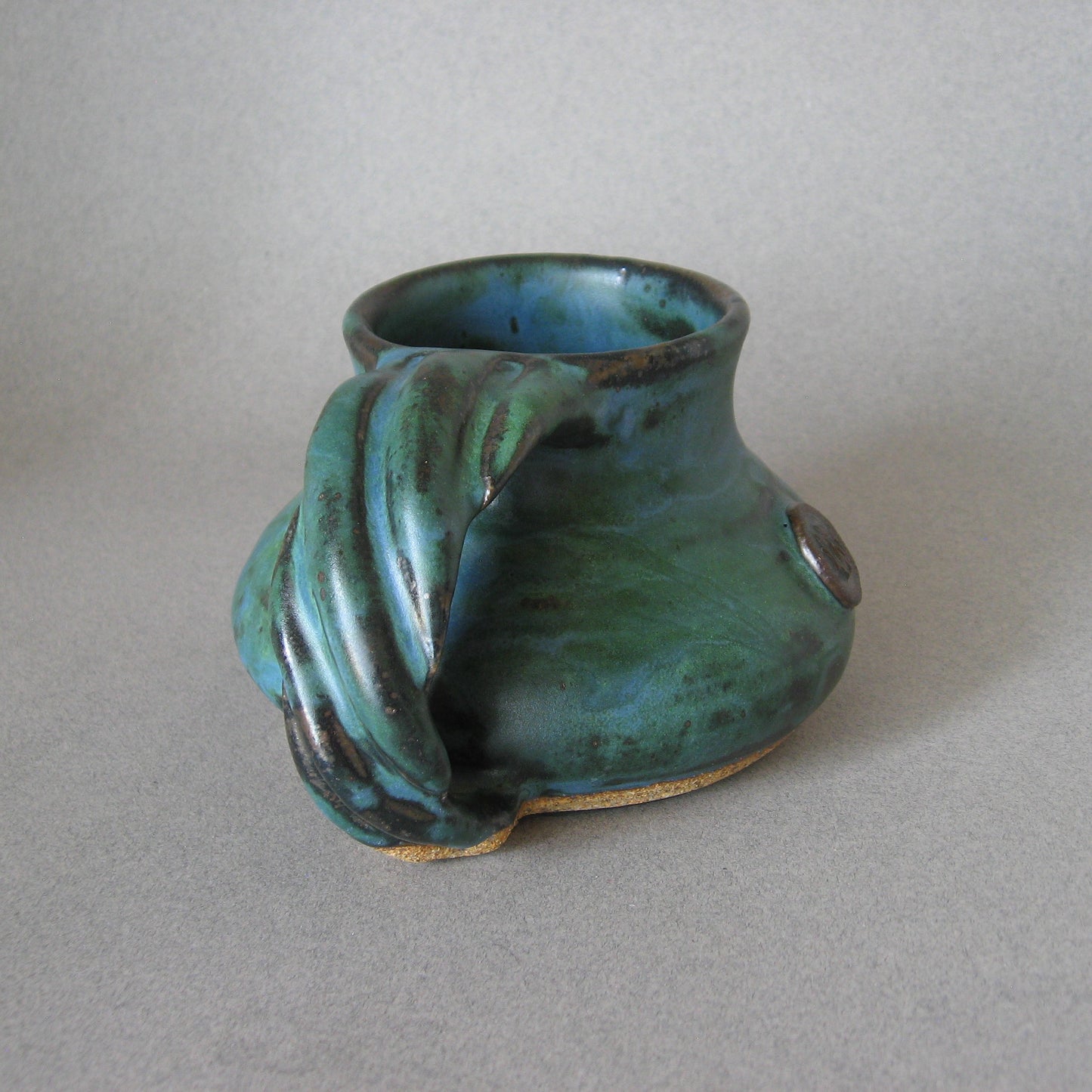 No-Tip Mug - Green Glaze