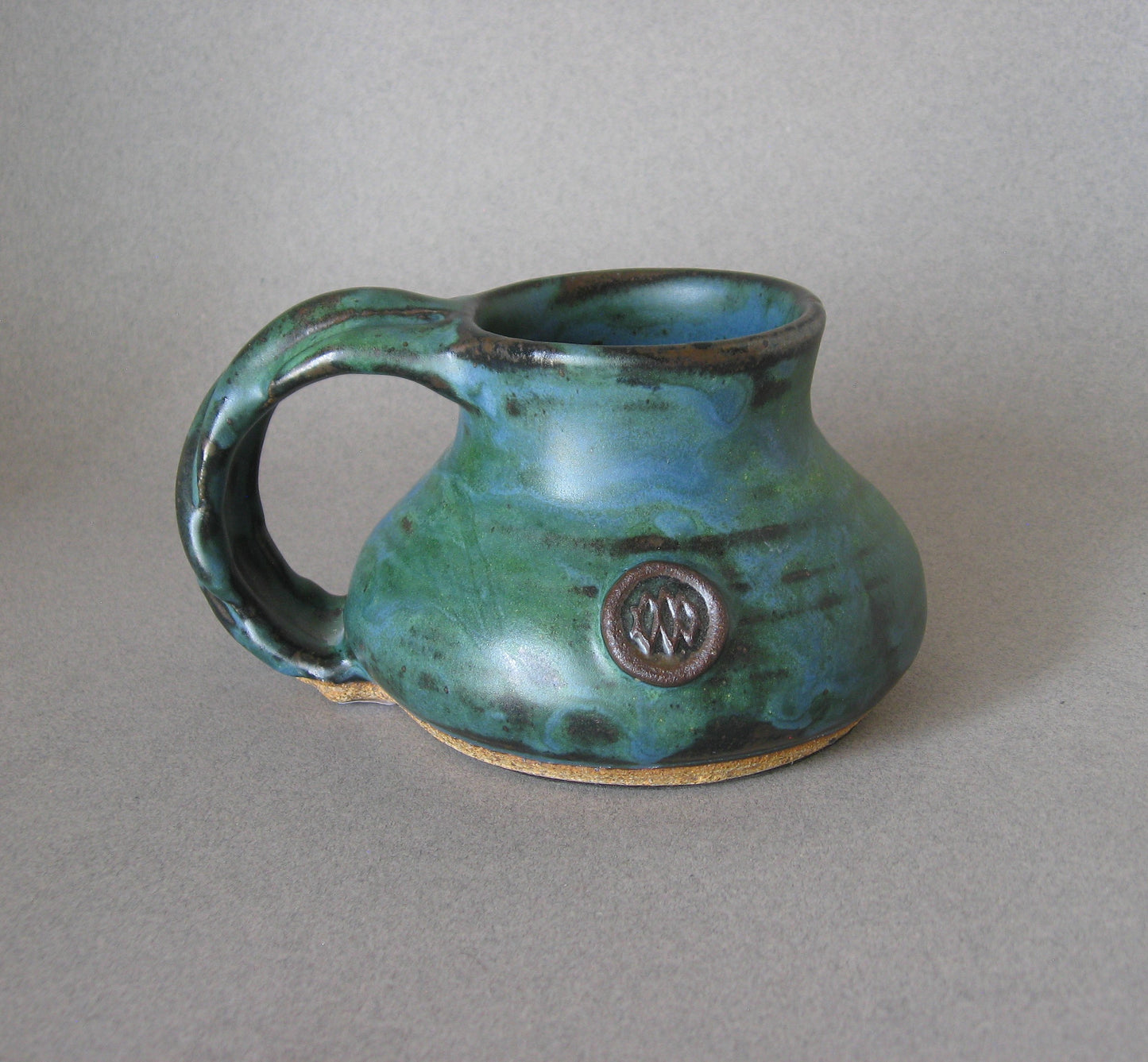No-Tip Mug - Green Glaze