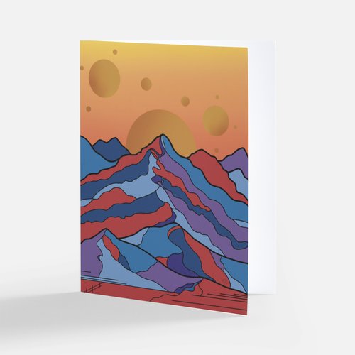 Greeting Card - Distant Horizons