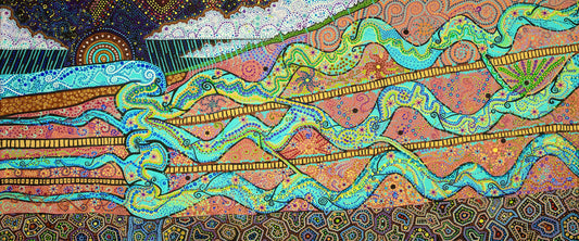 " Rainbow Pathways " Community Mural
