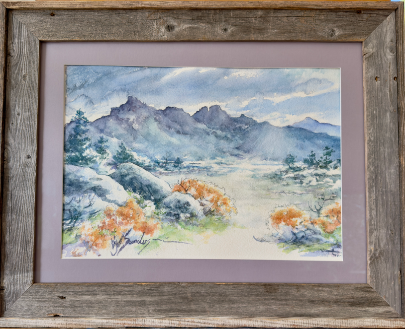 Original Watercolor Painting- "Prairie Spirit" Landscape